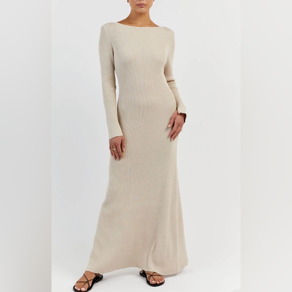 Dissh Aria Stone Sleeved Midi Dress